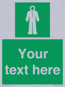 Custom sign safe condition Survival clothing